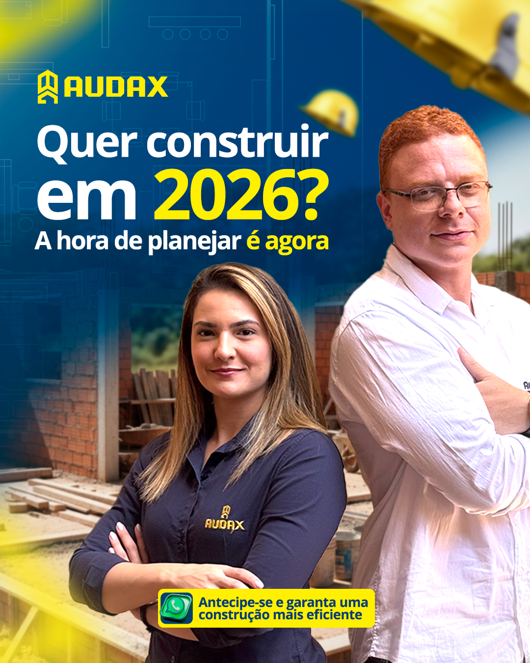 Engenheiro inspecionando obra com rigor técnico